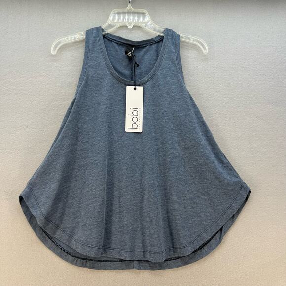 bobi Tops - NWT Bobi Los Angeles Tank Top Women's Size S Grey Heather Curved Hem Gorpcore